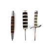 Image 3 : (3) WWII Theater Knife & BBQ Fork Lot Acrylic Handles