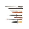 Image 1 : (5) WWII Theater Knives Bone/Acrylic/Wood