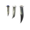 Image 3 : (3) WWII Plexiglass Handled Theater Knives w/Leather Sheaths