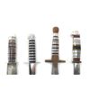 Image 4 : (4) WWII Theater Knives Acrylic/Stainless/Aluminum Handles Including Sheaths