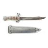 Image 1 : WWII Theater Knife Acrylic Handle Heart Pommel with Sheath