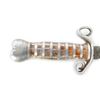 Image 2 : WWII Theater Knife Acrylic Handle Heart Pommel with Sheath