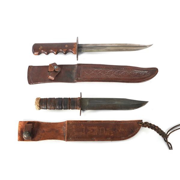 USMC Ka-Bar Theater Knife with Sheath and Bayonet