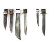 Image 3 : (6) WWII Theater Knives Acrylic and Aluminum Stacked Handles, Amazing!