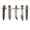 Image 5 : (5) WWII Theater Knives Brass and Aluminum Handles Including Sheaths