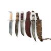 Image 1 : (4) WWII Theater Knives Aluminum & Acrylic Handles Including Sheaths