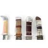 Image 2 : (4) WWII Theater Knives Aluminum & Acrylic Handles Including Sheaths