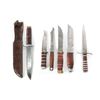 Image 1 : (6) WWII Theater Knives Mixed Handles Including Sheaths