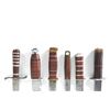 Image 4 : (6) WWII Theater Knives Mixed Handles Including Sheaths