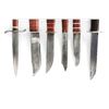 Image 5 : (6) WWII Theater Knives Mixed Handles Including Sheaths