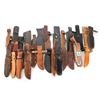 Image 1 : (31) Leather Knife Sheaths Assorted Sizes
