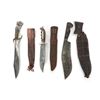 Image 6 : (3) WWII Theater Knives Gaum Philippines Hand Carved Handles