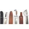 Image 3 : (3) WWII Theater Knives Mexico Bone & Aluminum Handles with Sheaths