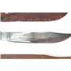 Image 5 : (3) WWII Theater Knives Mexico Bone & Aluminum Handles with Sheaths