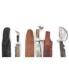 Image 9 : (3) WWII Theater Knives Mexico Bone & Aluminum Handles with Sheaths