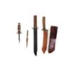 Image 1 : (4) WWII Theater Knives Brass/Bullet/Copper Handles Including Sheaths