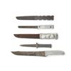 Image 4 : (5) WWII Theater Knives Aluminum Handles