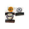 Image 3 : (6) Celluloid Promotional Advertising Paper Clips Various Companies