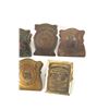 Image 3 : (6) Brass Premium Advertising Paper Clips Assorted Companies