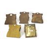 Image 4 : (6) Brass Premium Advertising Paper Clips Assorted Companies