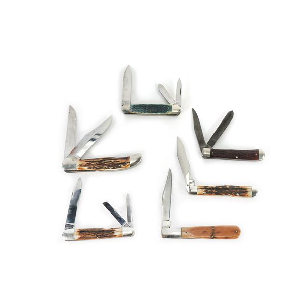 (6) Case Brand Pocket Knives Group