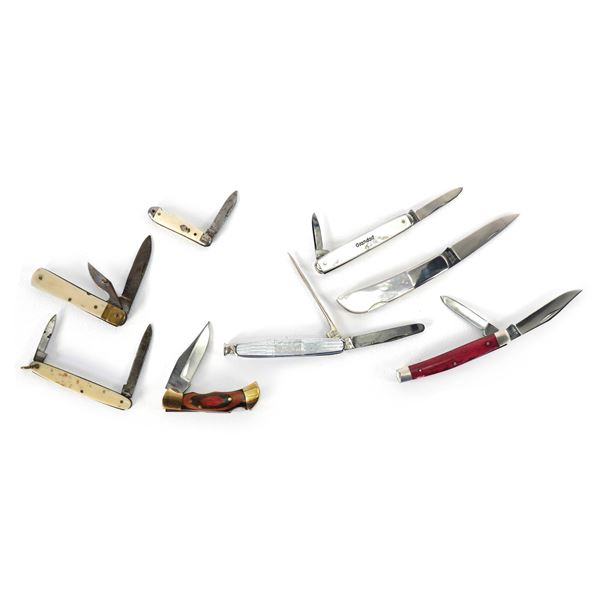 (8) Pocket Knives Richards/Grandad/Silver Knight/Imperial/Pioneer