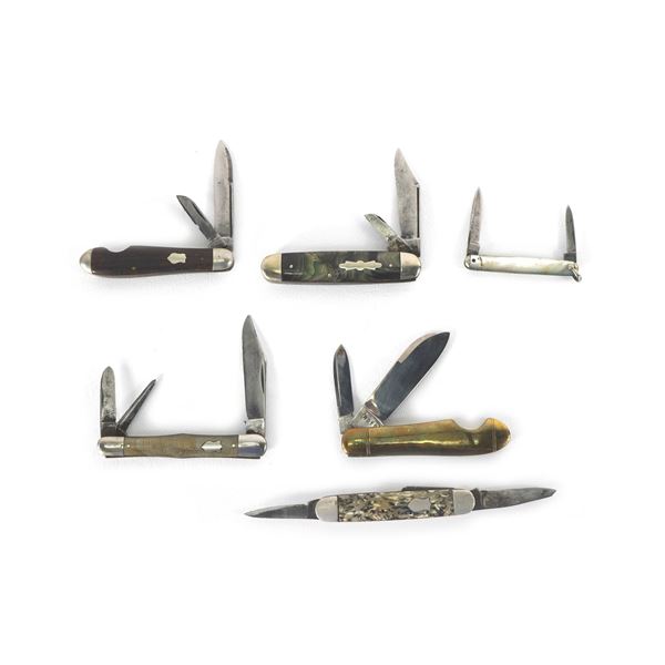 (6) Pocket Knives Remington/Ulster/Winchester