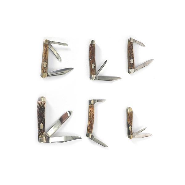 (6) Pocket Knives Remington Winchester Lot