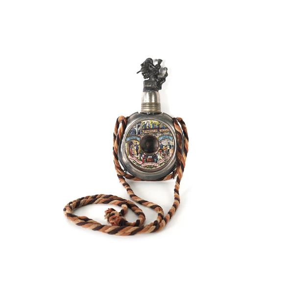 Pre-WWI German 10th Regiment Artillery Souvenir Service Flask
