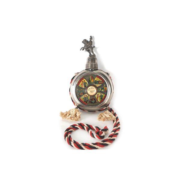 1902-1905 Pre-WWI German Souvenir Service Flask Named 14th Regiment