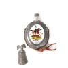 Image 5 : 1894-1897 Imperial German Mounted Lancers 13th Reg. Hand-Painted Porcelain Flask
