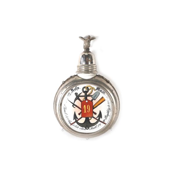 Pre-WWI German Navy Flask 19th Regiment
