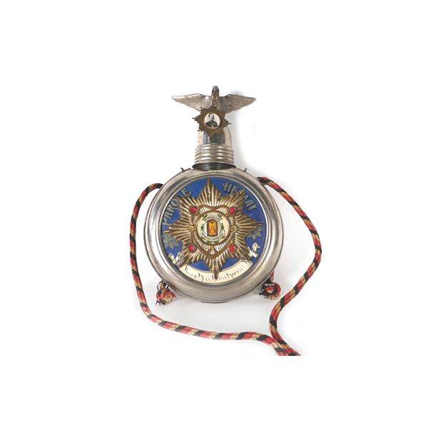 Pre-WWI Imperial German Named Flask w/ Photo