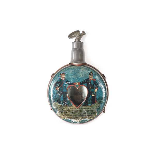 Pre-WWI German Sweetheart Military Flask