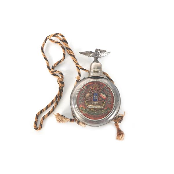 1906-1908 Pre-WWI Named German Military 28th Regiment Flask