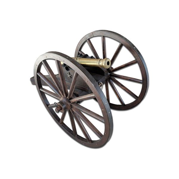 Brass Cannon 21" Barrel US with Eagle Huge