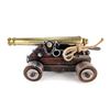 Image 3 : 19" Brass Cannon G 083 SP on Wood Carriage Black Powder