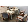 Image 7 : CONTENTS OF OFFICES AND LUNCH ROOM INC. DESKS, CHAIRS, FILE CABINETS, FRIDGE, MICROWAVE AND MORE.