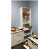 Image 8 : CONTENTS OF OFFICES AND LUNCH ROOM INC. DESKS, CHAIRS, FILE CABINETS, FRIDGE, MICROWAVE AND MORE.