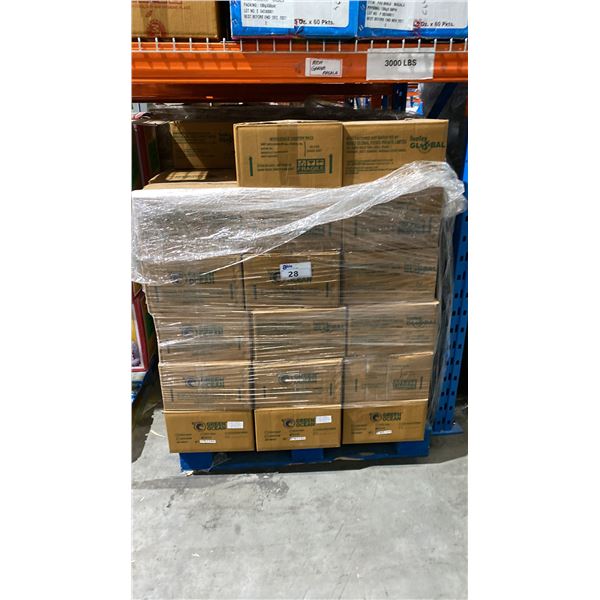 PALLET LOT OF CANNED GREEN OCEAN PETHA CUBES