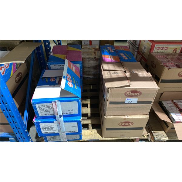 PALLET LOT OF KITCHEN KING SPICES, CURRY MASALA FOR MEAT AND MORE