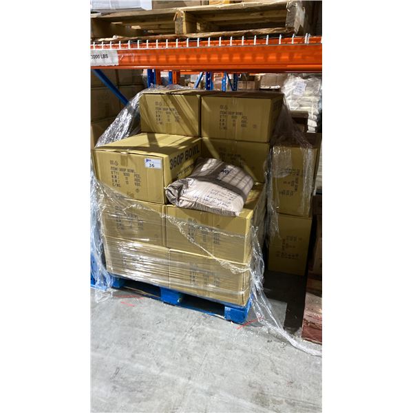 PALLET LOT OF DELI SOUP BOWLS WITH LIDS