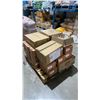 Image 1 : PALLET LOT OF 3 COMPARTMENT CONTAINERS AND HIMALAYAN SALT