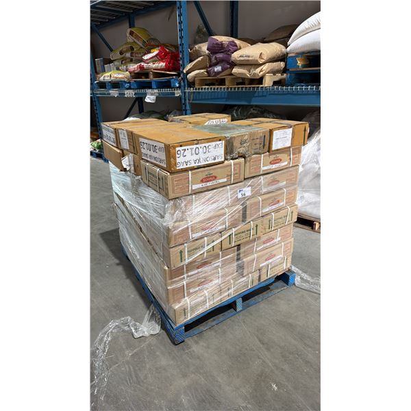 PALLET LOT OF ROYAL GROVE CANNED SAAG AND SOHNA CANNED KARI PAKORA