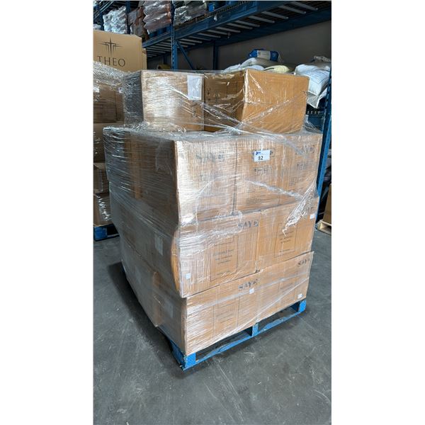 PALLET LOT OF SAYE NON-WOVEN REUSABLE BAGS