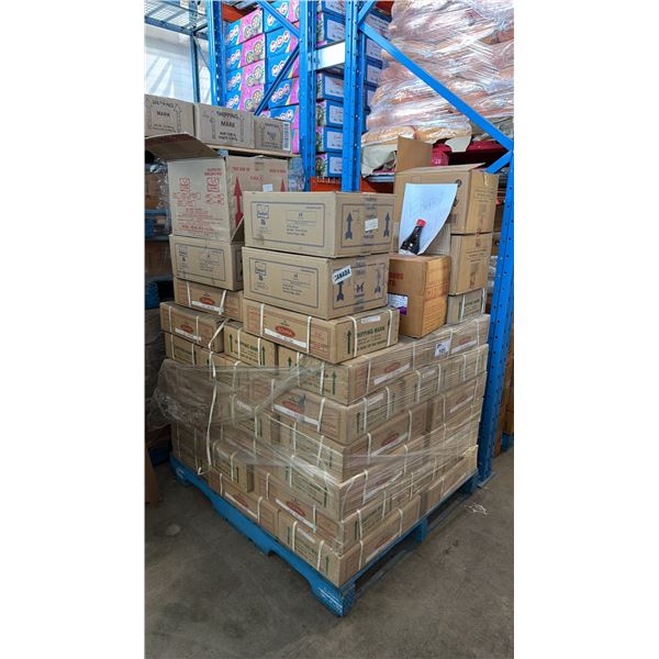 PALLET LOT OF CANNED SOHNA ALU METHI