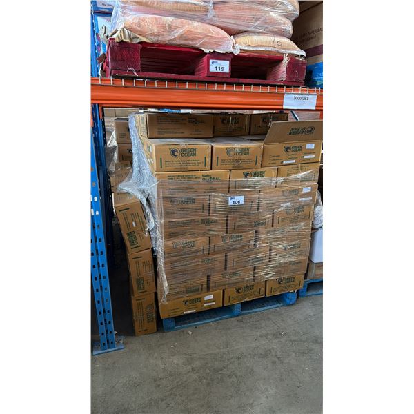PALLET LOT OF CANNED GREEN OCEAN CHOPPED SPINACH