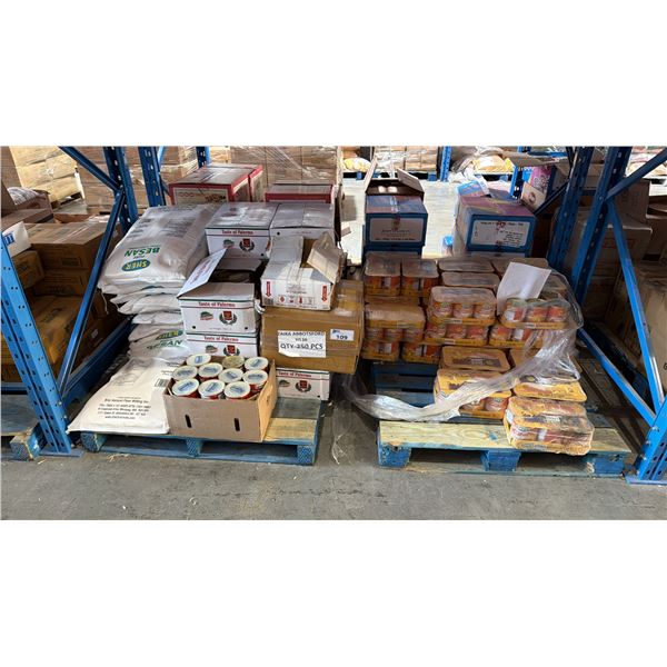 SHELF SPACE OF ASSORTED INDIAN FOODS / GRAINS