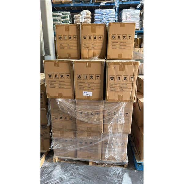 PALLET LOT OF THEO 8 OZ PET CUPS