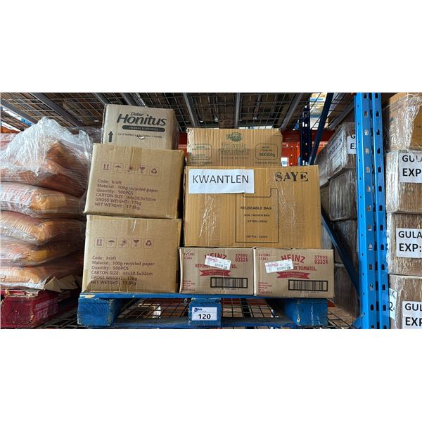 PALLET LOT OF SAYE NON-WOVEN REUSABLE BAGS